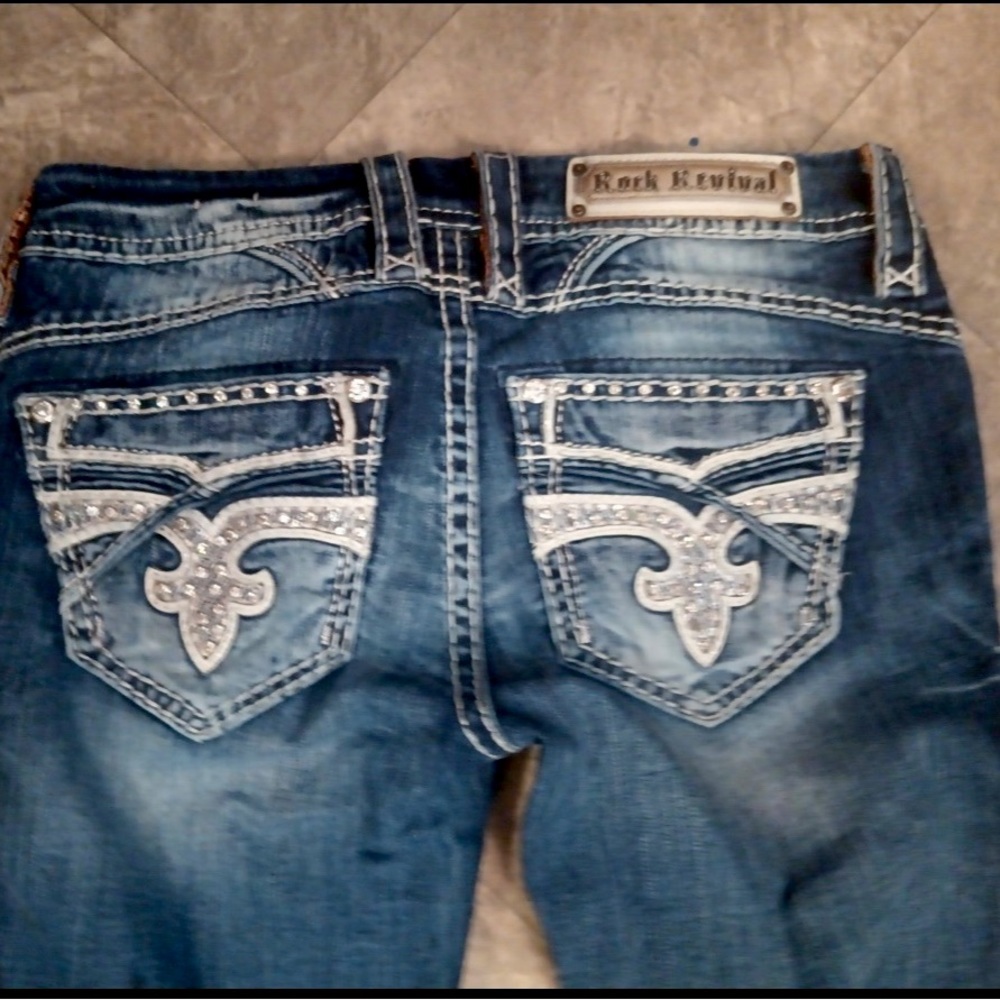 Rock Revival Jeans Size 28 X 30 ❤️